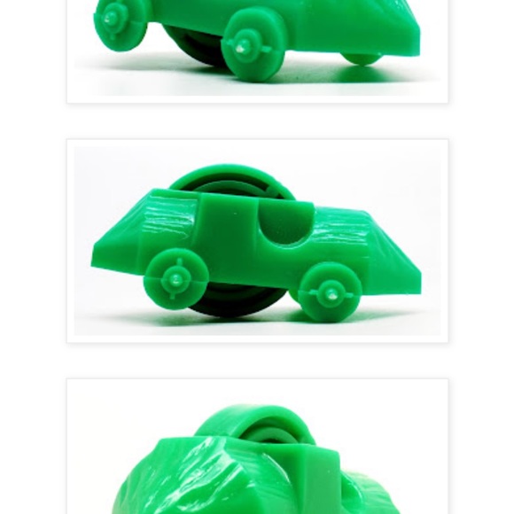 Vintage 90’-91’ Post Fruity Pebbles Cereal Flintstones Bedrock Car (Green) - Picture 2 of 7